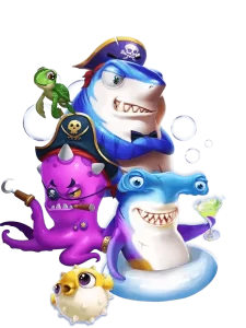 Colorful interface of jilix fishing game with exciting marine creatures